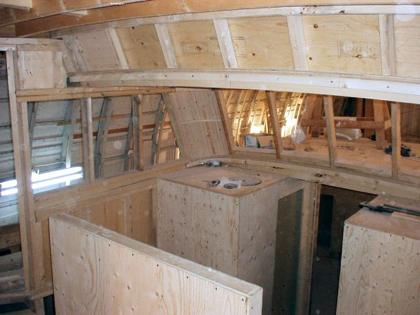 668: Bernard Mulrooney's new boat under construction in Placentia. (2004)